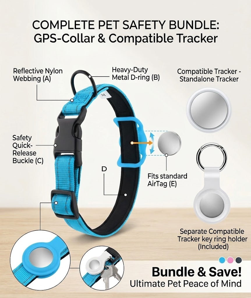 Never Lost Bundle โ Collar + AirTag ๐๐พ