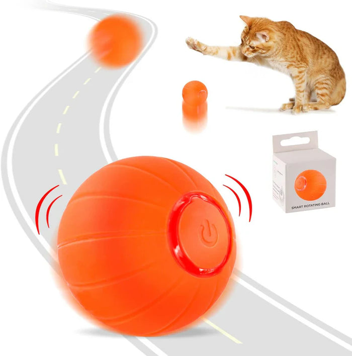 Auto Bouncing Light-Up Pet Ball